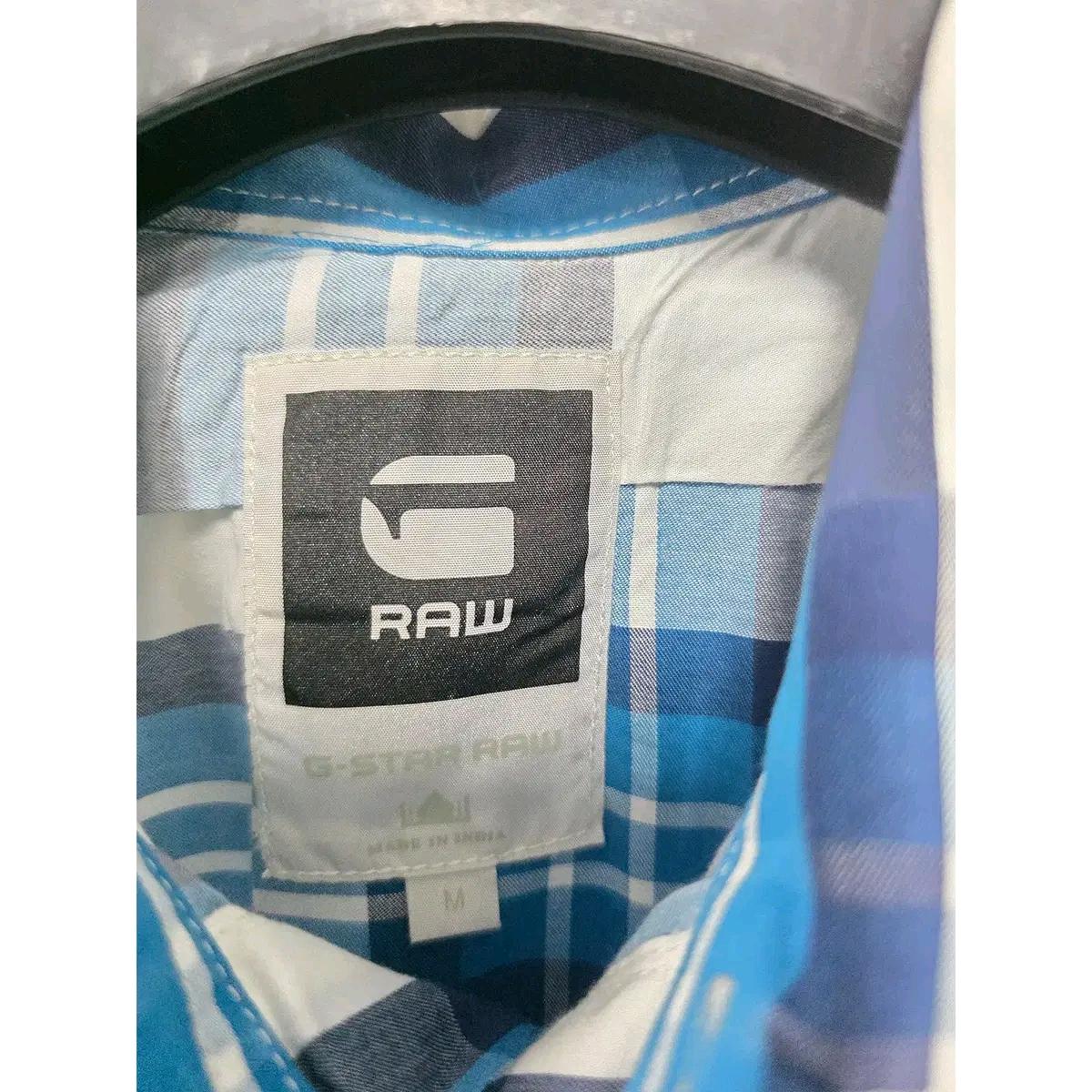 M 21s 지스타 로우 G Star RAW 체크 반팔 셔츠 남방 D606 3