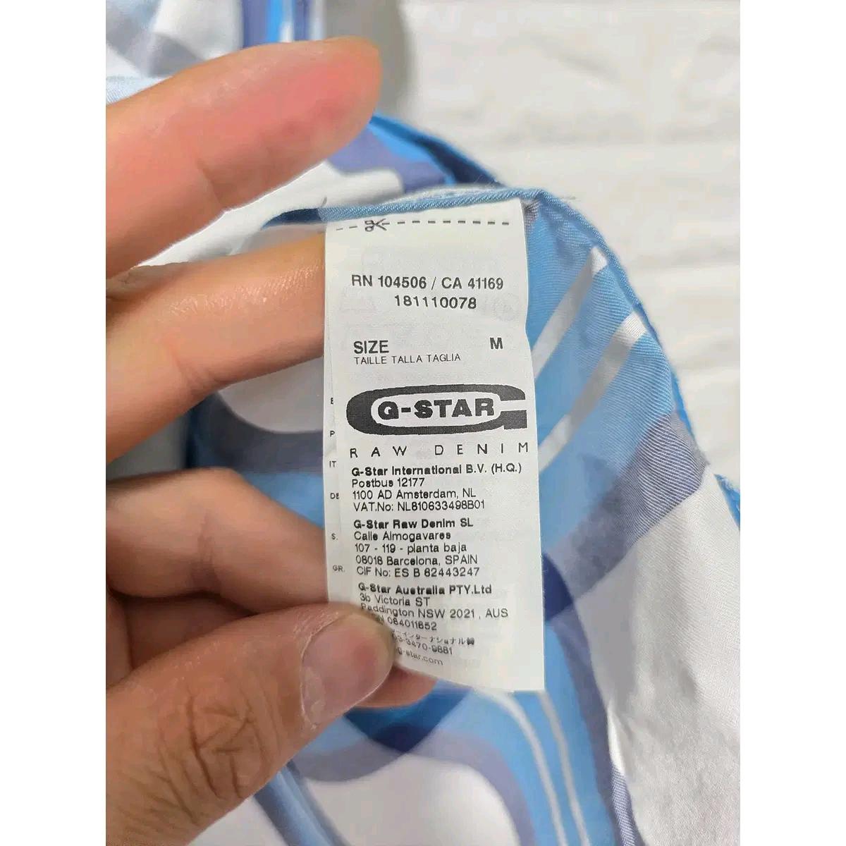 M 21s 지스타 로우 G Star RAW 체크 반팔 셔츠 남방 D606 4