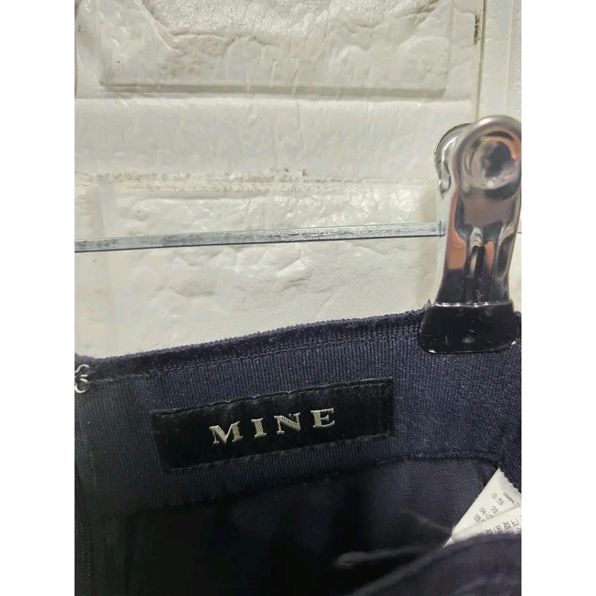 26인치 한섬 마인 MINE 블랙 와이드 밴딩 팬츠 F45 3