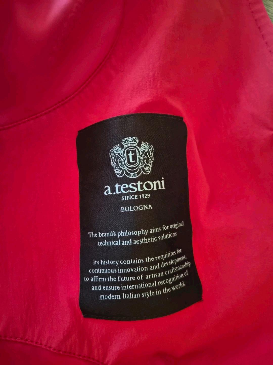 a.testoni 레드 트렌치코트 95 9