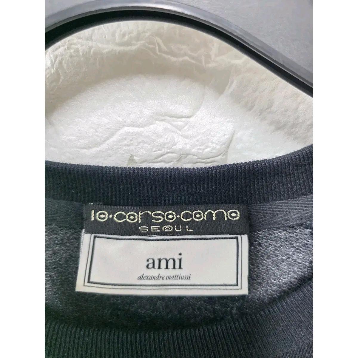 L 아미 AMI 블랙 맨투맨 F74 3