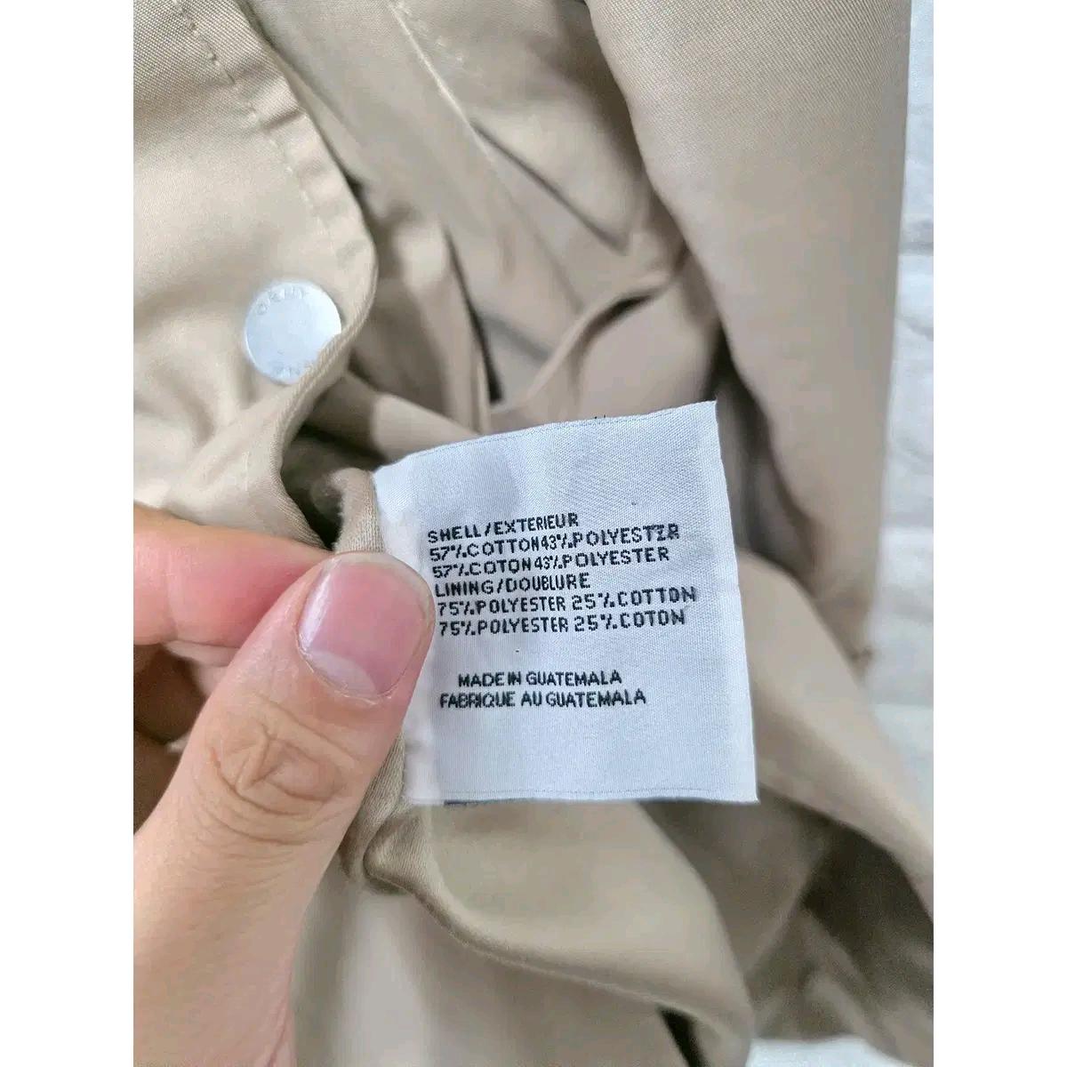S DKNY 더블 브레스트 트렌치코트 F76 4