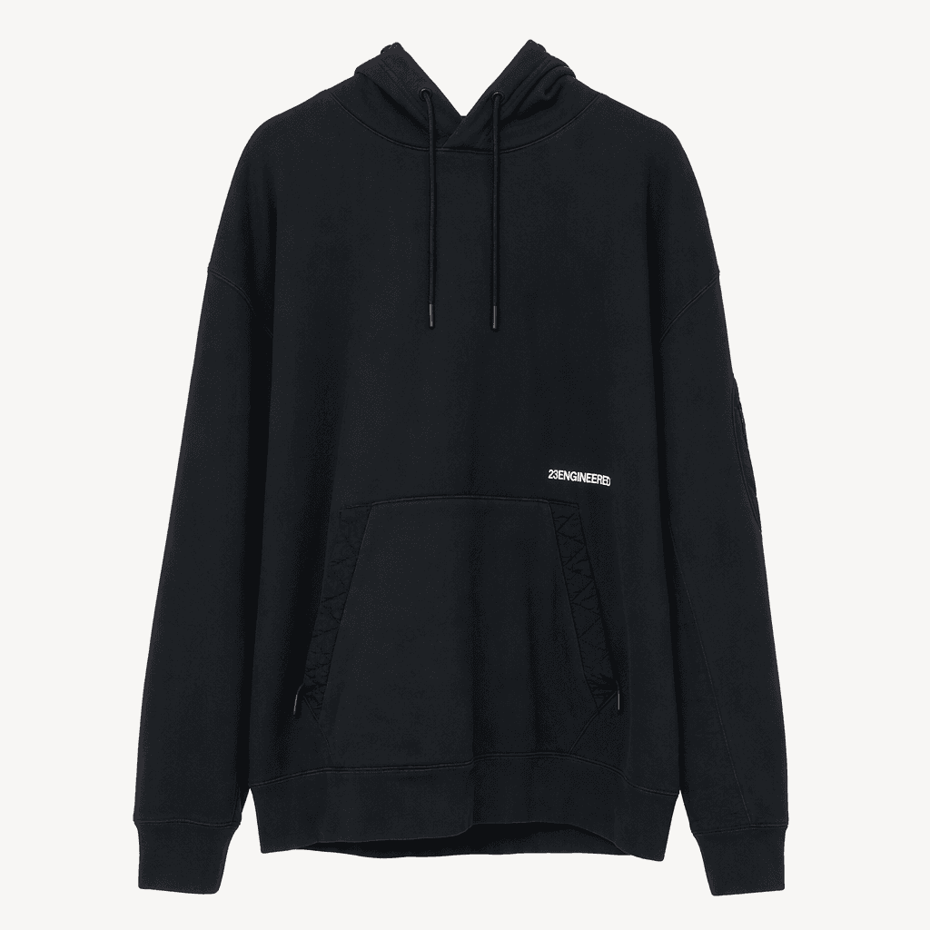 2XL 나이키 조던 23 엔지니어드 플리스 후드티 블랙 F86 착용컷