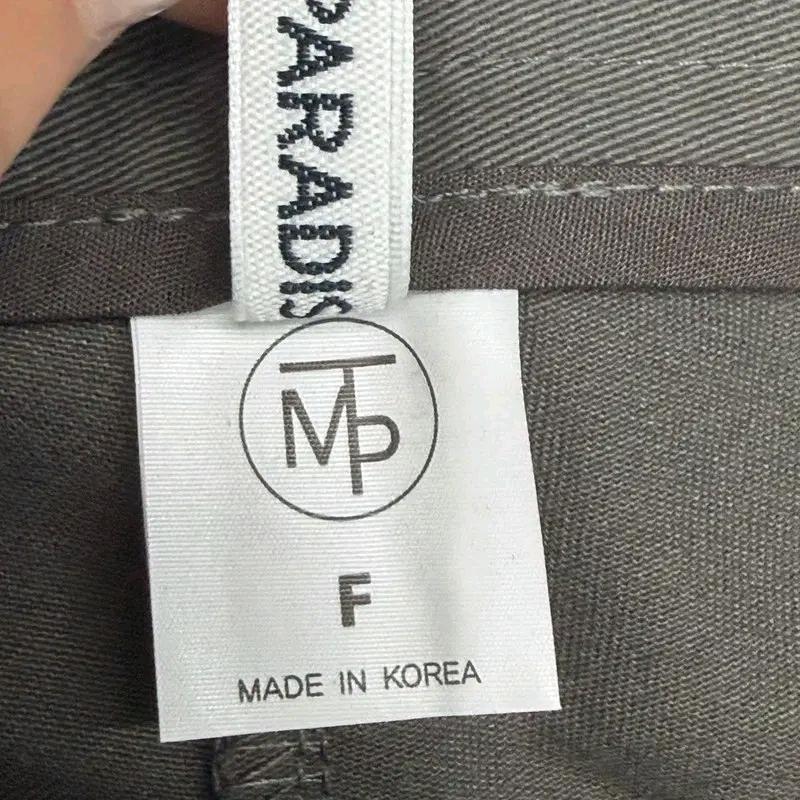 MORE THAN PARADISE 핀턱 카고 와이드 팬츠 챠콜 F 7