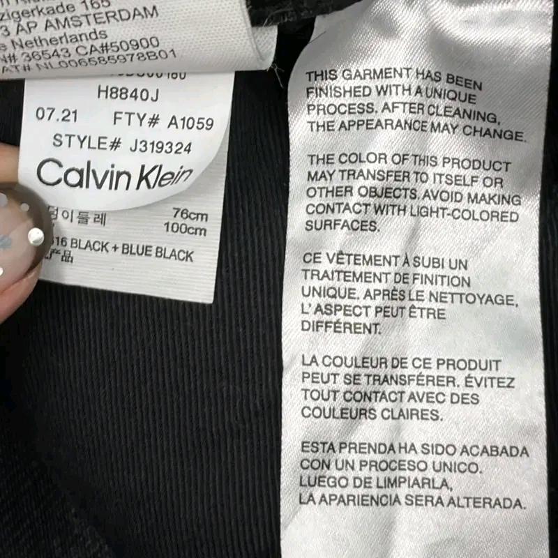 CALVIN KLEIN 모던 테이퍼 핏 데님팬츠 W30 L32 6