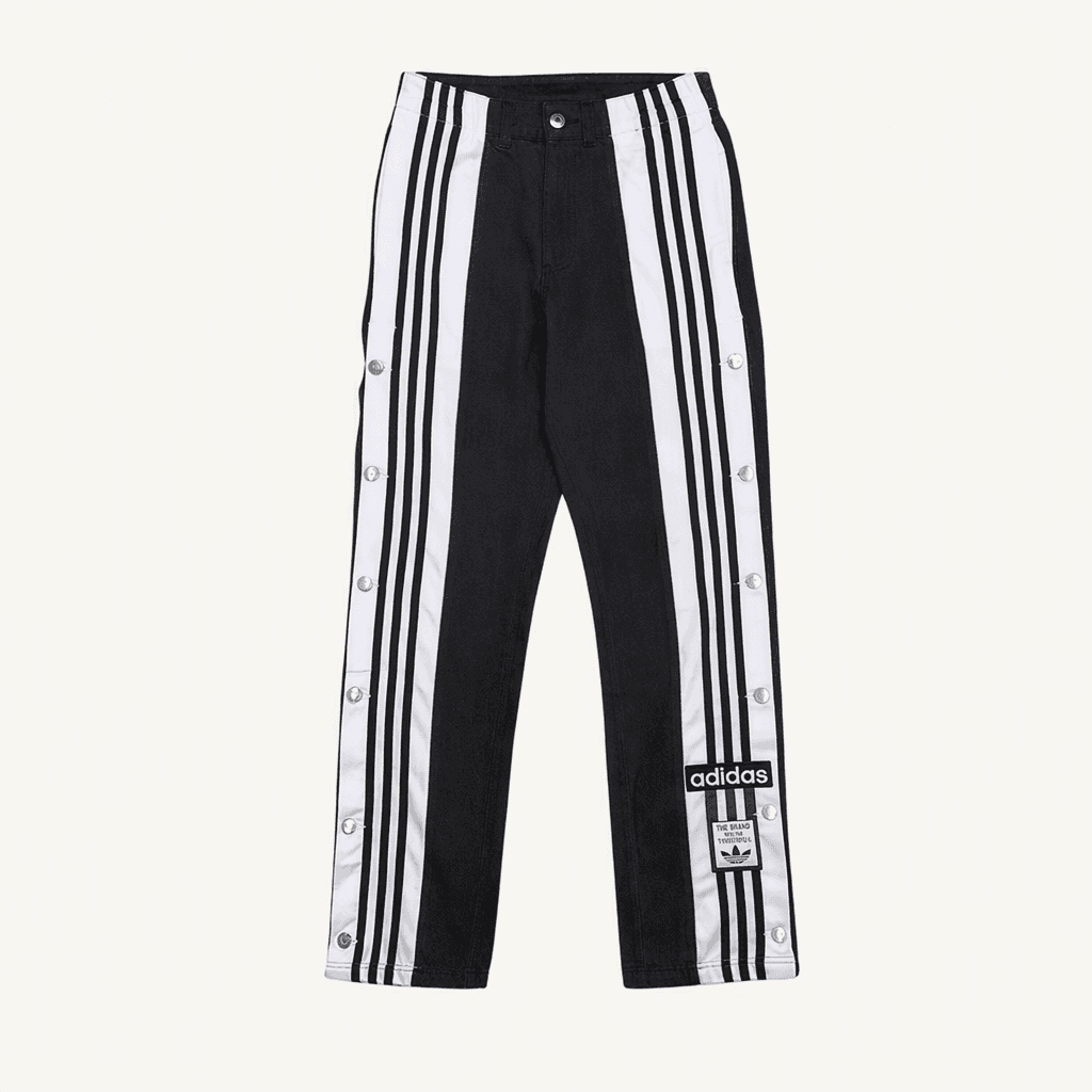 ADIDAS 데님 아디 브레이크 팬츠 착용컷