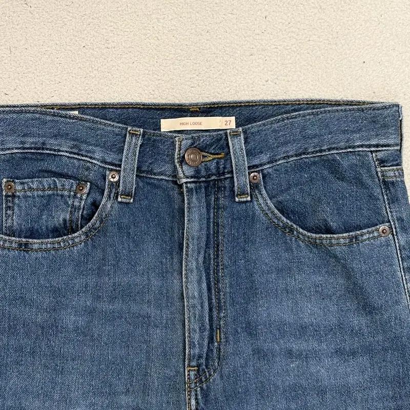 LEVI'S 하이 루즈 데님팬츠 W27 L29 3