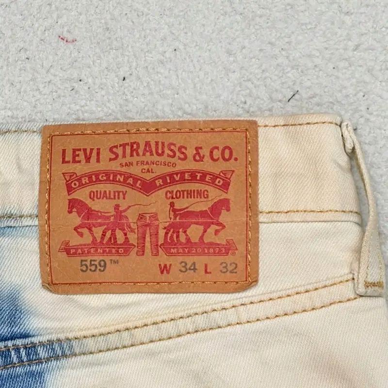 LEVI'S 559 커스텀 화이트워싱 데님팬츠 W34 L32 7
