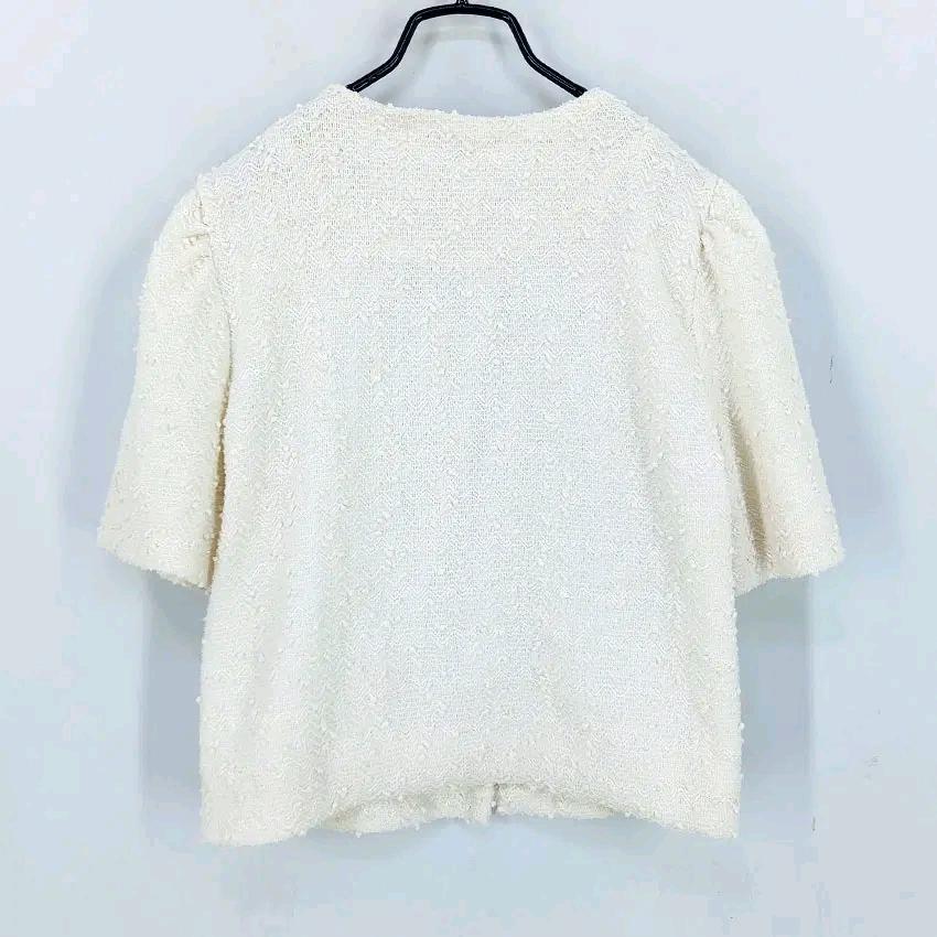 올리브데올리브 여성 춘추 반팔숏자켓 아이보리91 (HU47128) 3