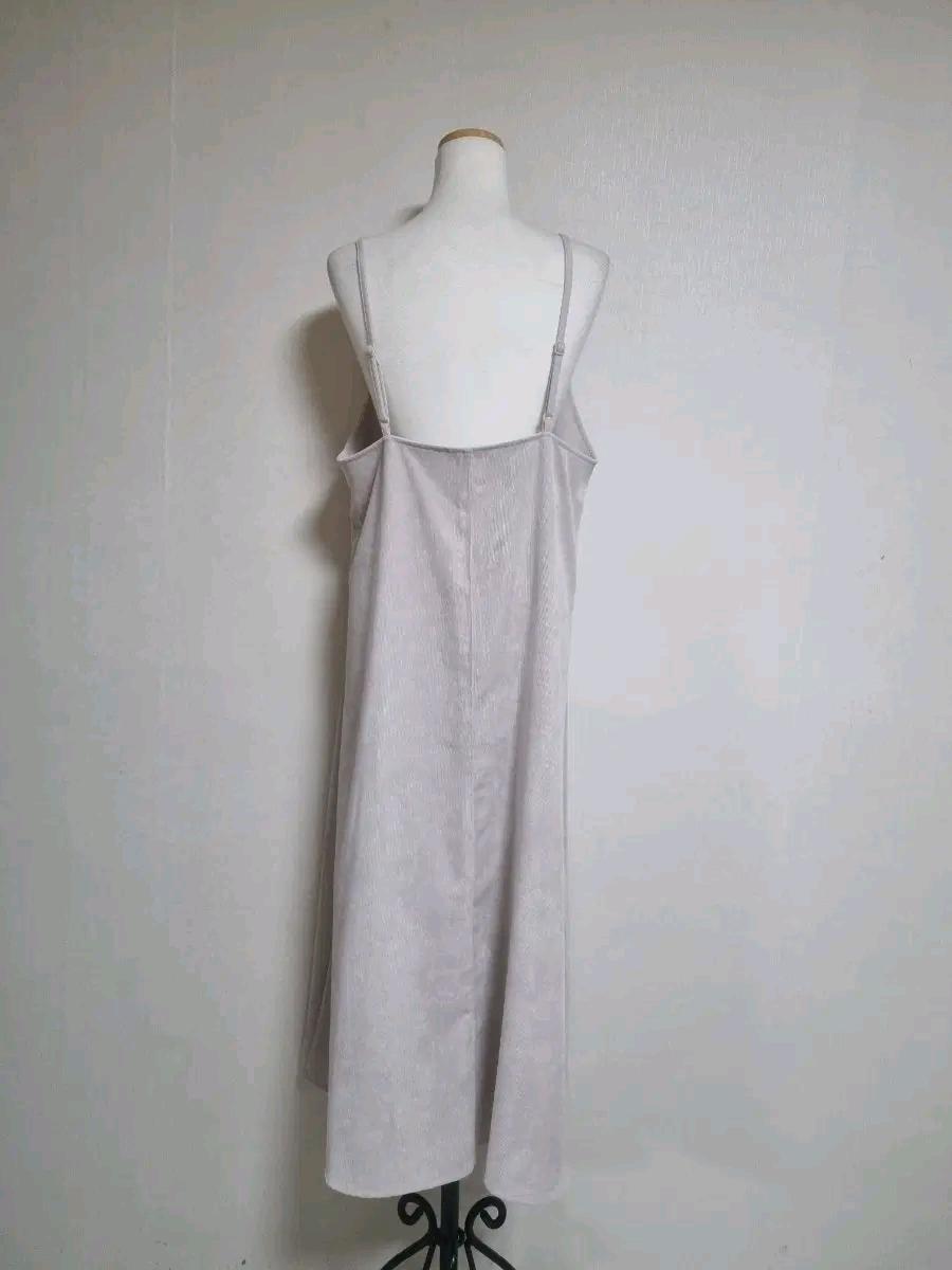 L97 골덴 민소매 원피스 베이지 5