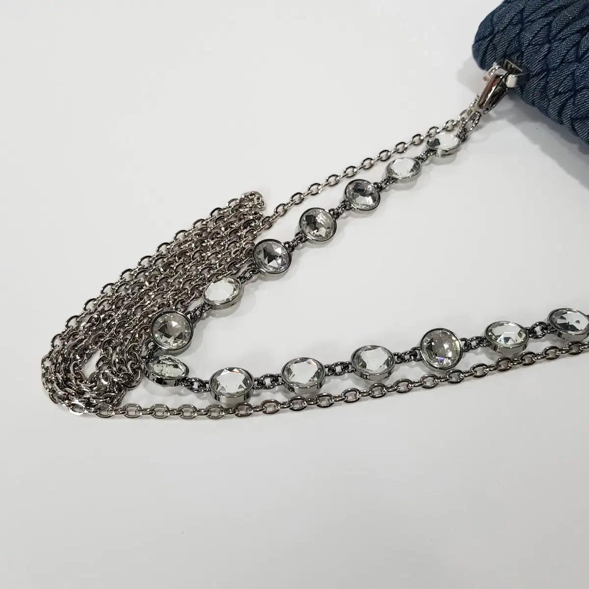 미우미우 마테라쎄 크리스탈 체인숄더백 RT0636 7