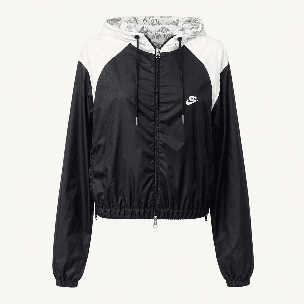 나이키 커스텀 양면크롭 바람막이 M 착용컷
