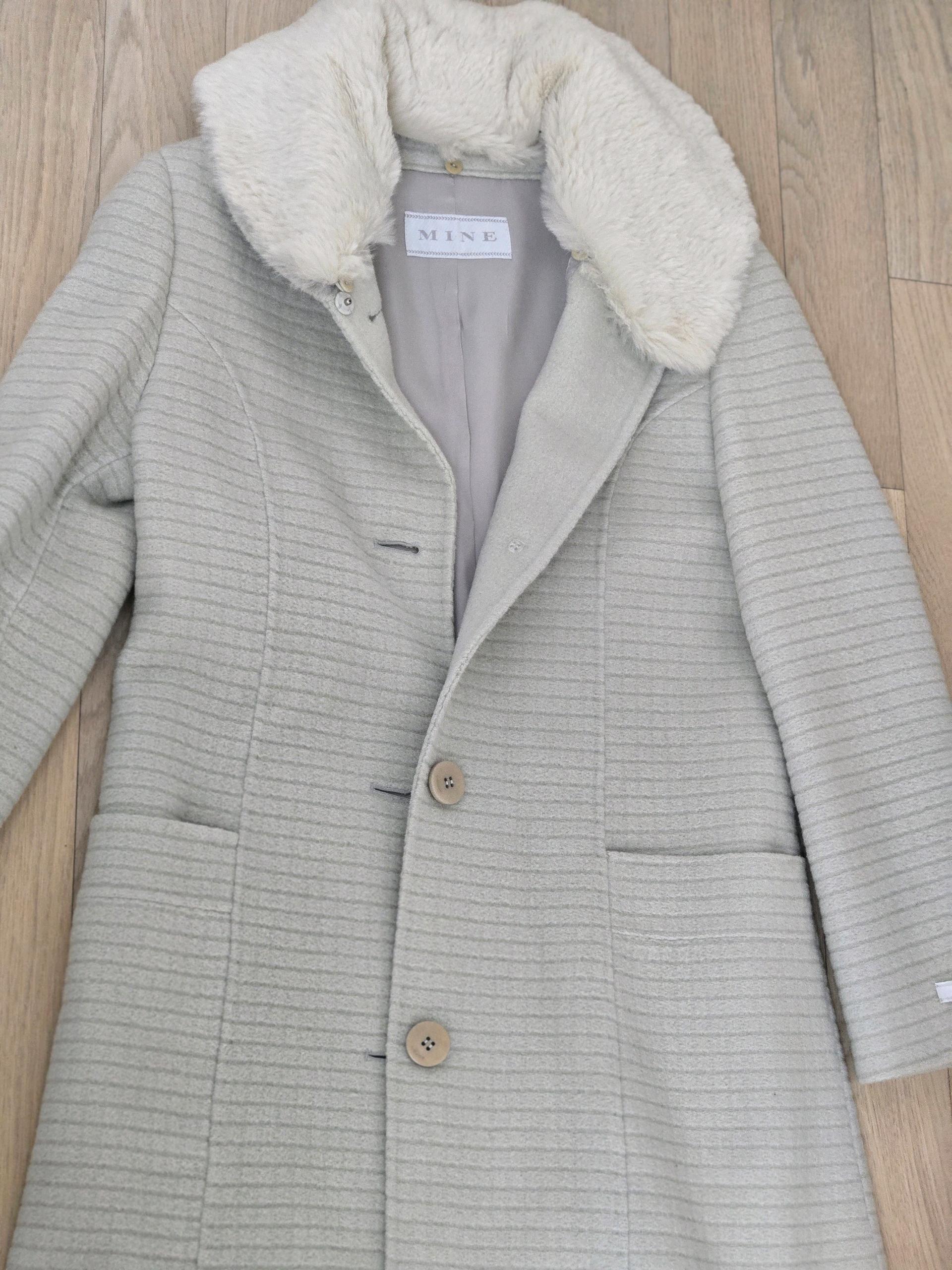 마인 (모100%코트) 카라 토끼털 4