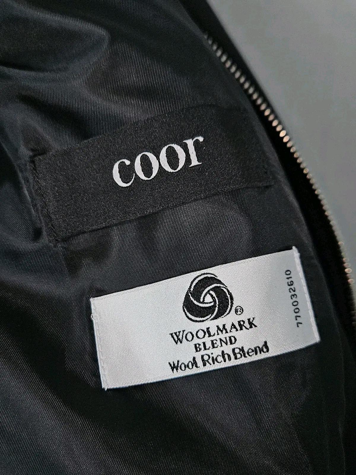 쿠어 COOR 메리노울 미니멀 블루종 자켓 M (거의 새상품) 5