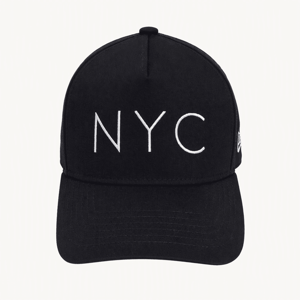 뉴에라 NYC 로고 볼캡 블랙 착용컷
