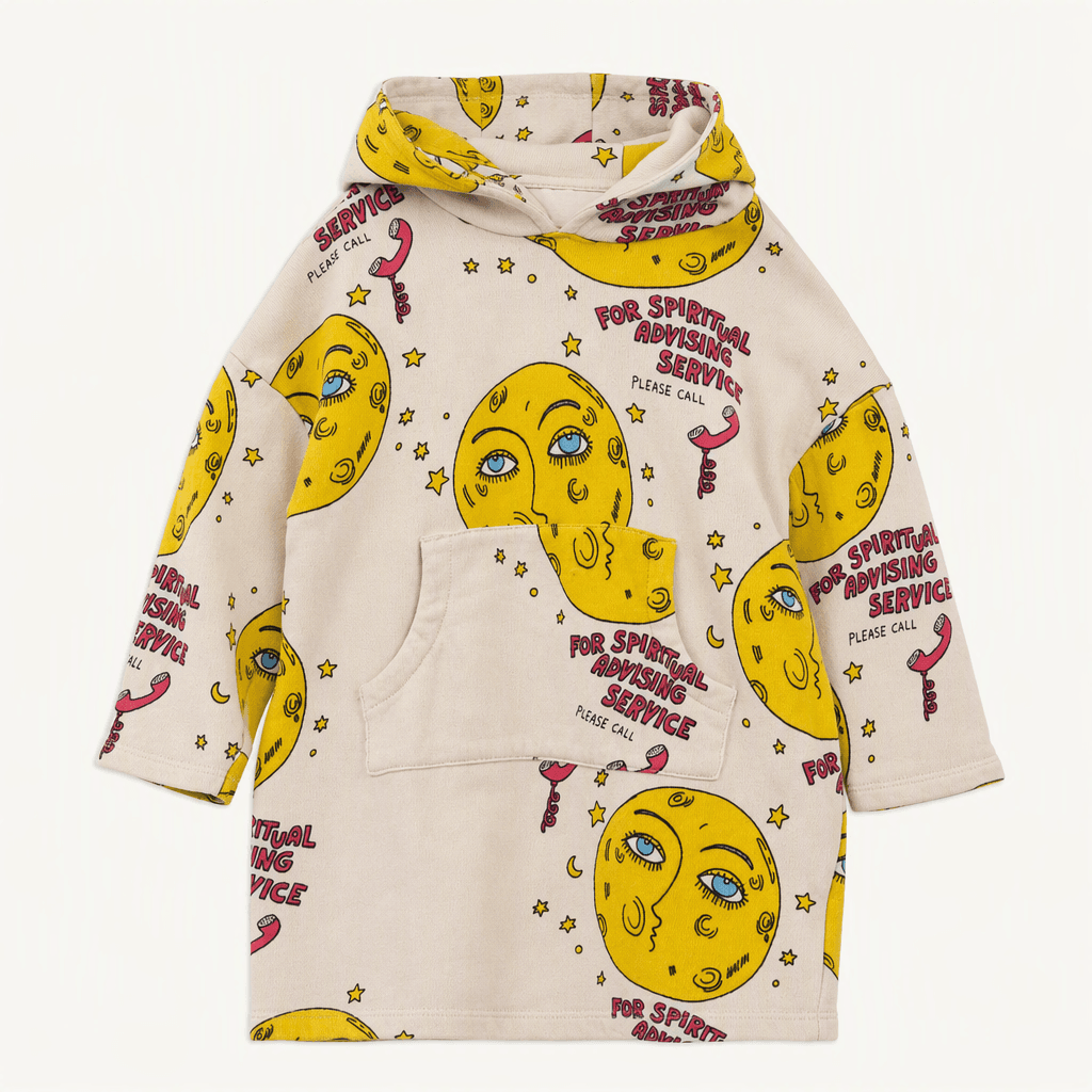 미니로디니 mini rodini 키즈 아트프린팅 코튼원피스 후드원피스