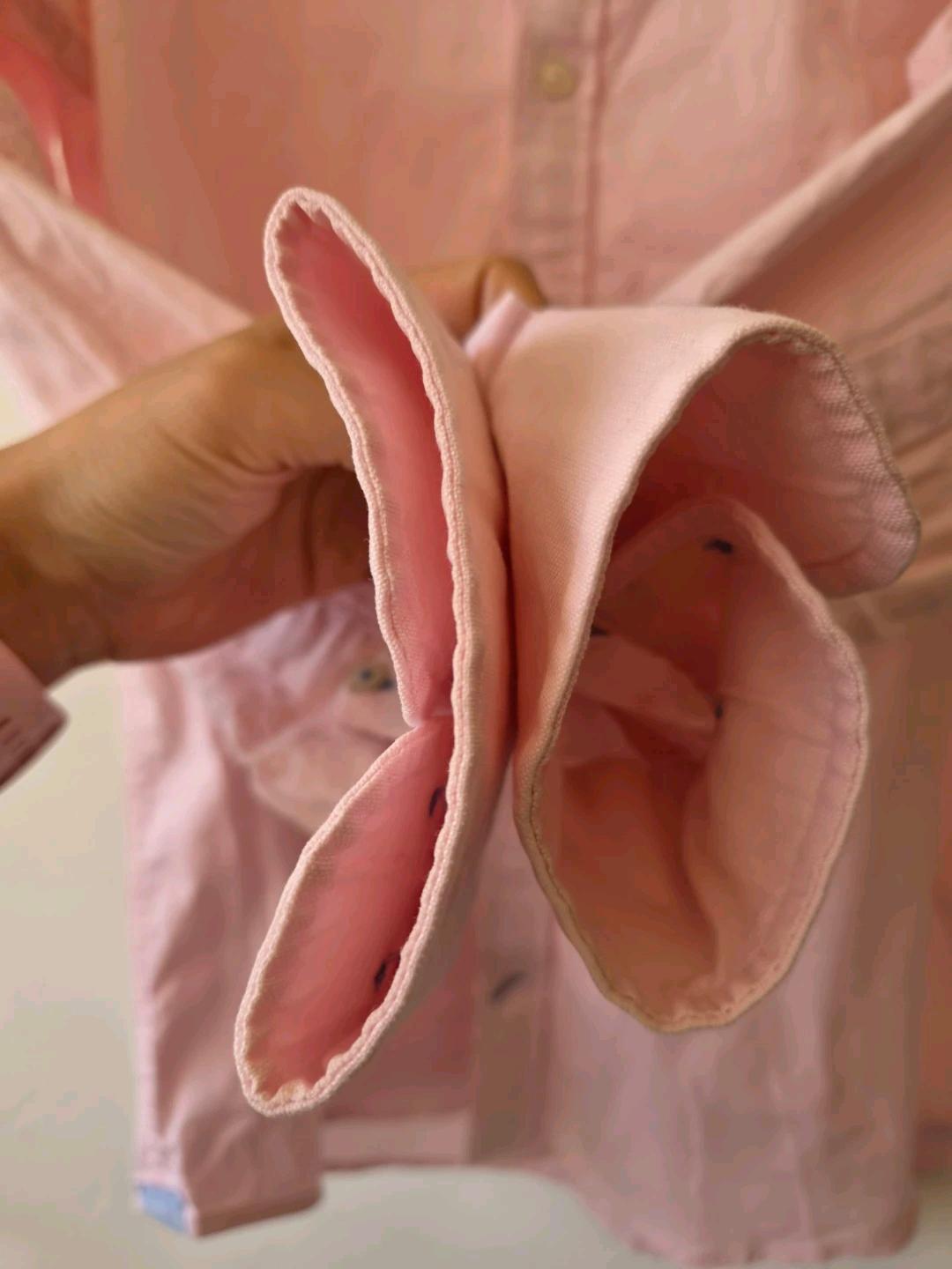 타미힐피거 남성 핑크 슬림핏 긴팔셔츠 6
