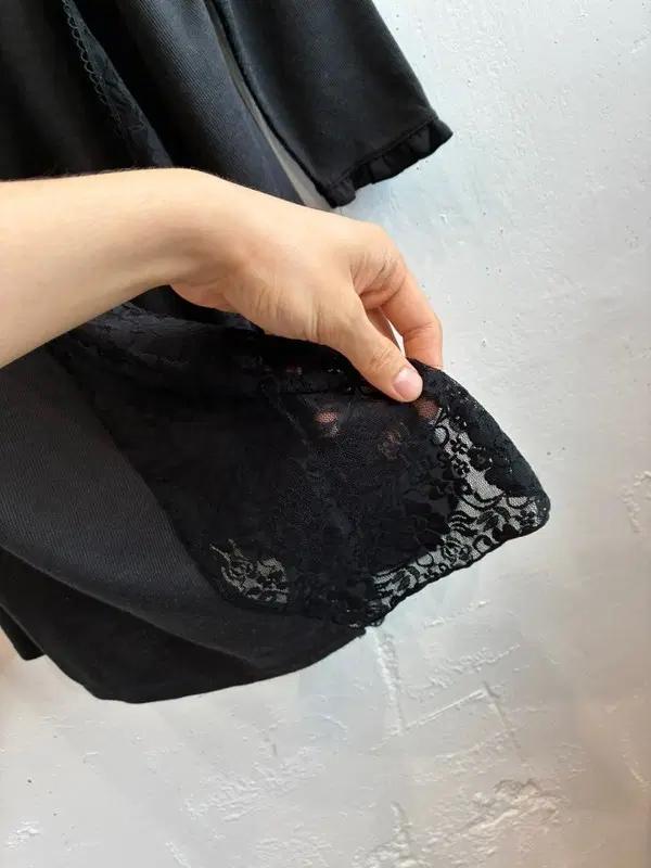 액시즈팜 레이스 오픈 롱 가디건 3