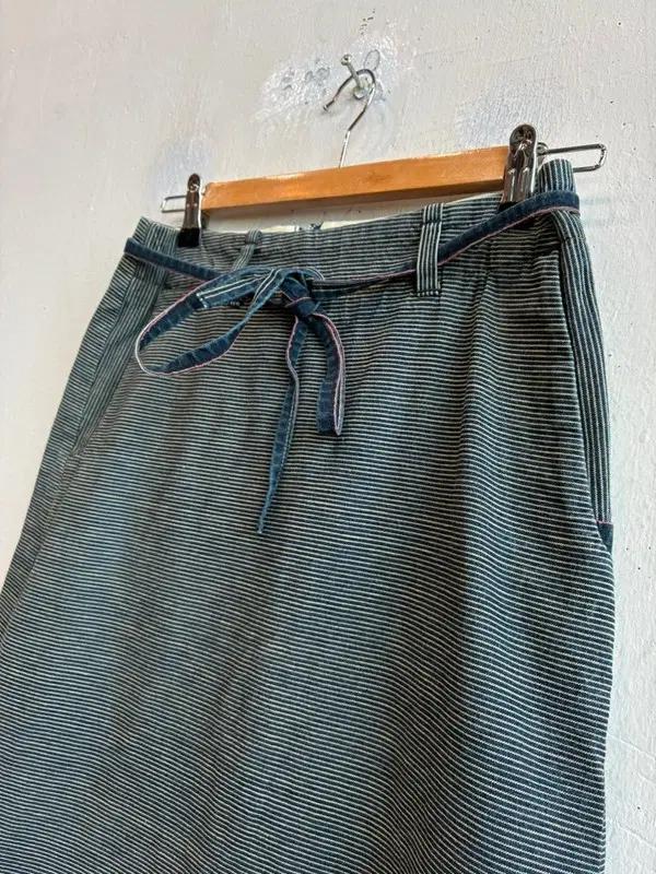 pallas palace 데님 스트라이프 스커트 Made in JAPAN 3