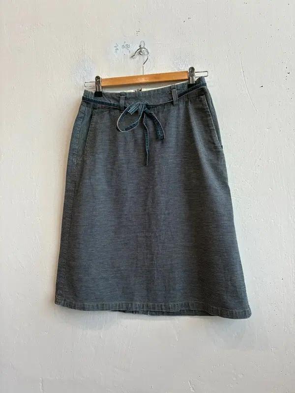 pallas palace 데님 스트라이프 스커트 Made in JAPAN 2