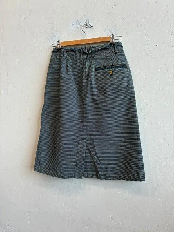 pallas palace 데님 스트라이프 스커트 Made in JAPAN 5