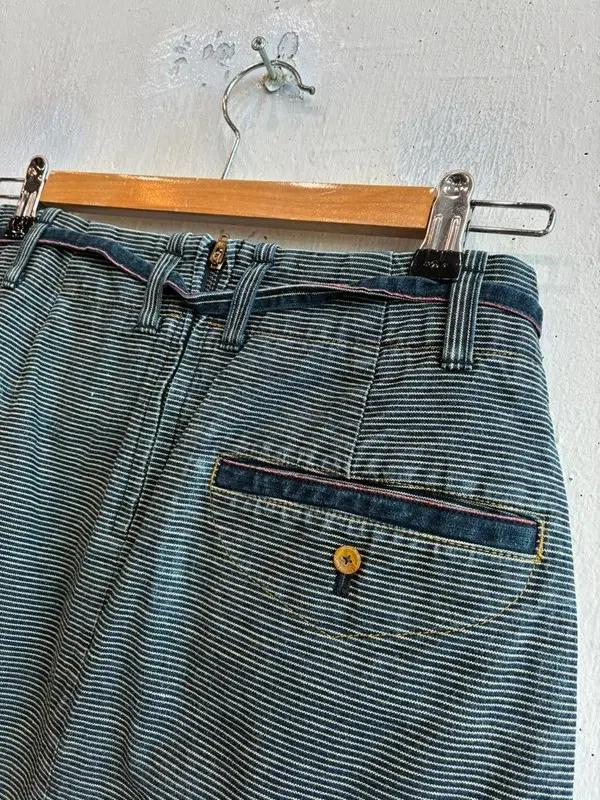 pallas palace 데님 스트라이프 스커트 Made in JAPAN 6