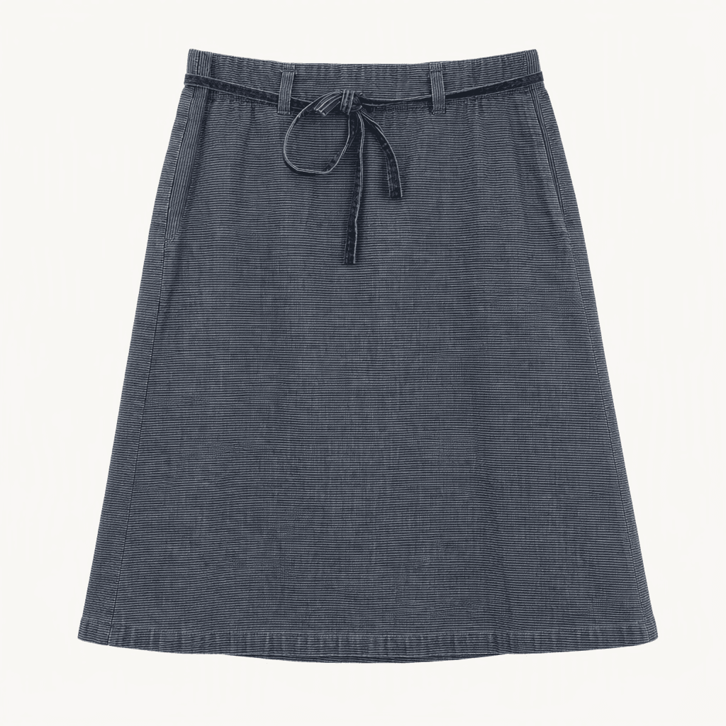 pallas palace 데님 스트라이프 스커트 Made in JAPAN