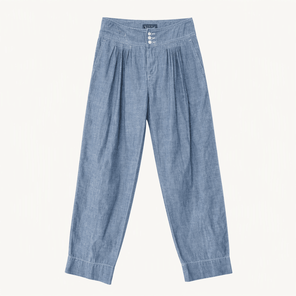 01년작 리바이스 레이디 핀턱 샴브레이팬츠 (made in usa) 착용컷