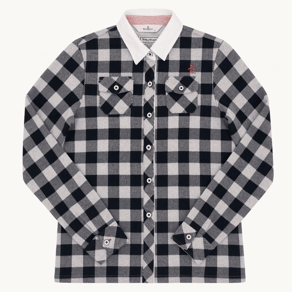 Munsingwear 골프여성 체크셔츠