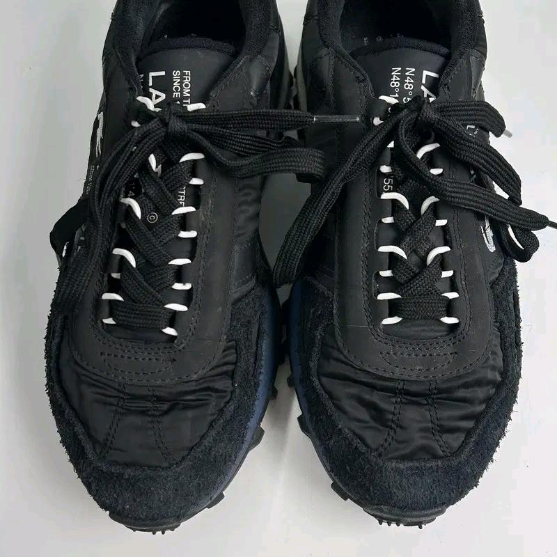 LACOSTE Elite Active leather sneakers black UK 8 5