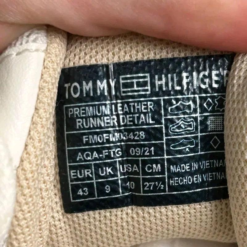 TOMMY HILFIGER premium leather shoes white 270 7