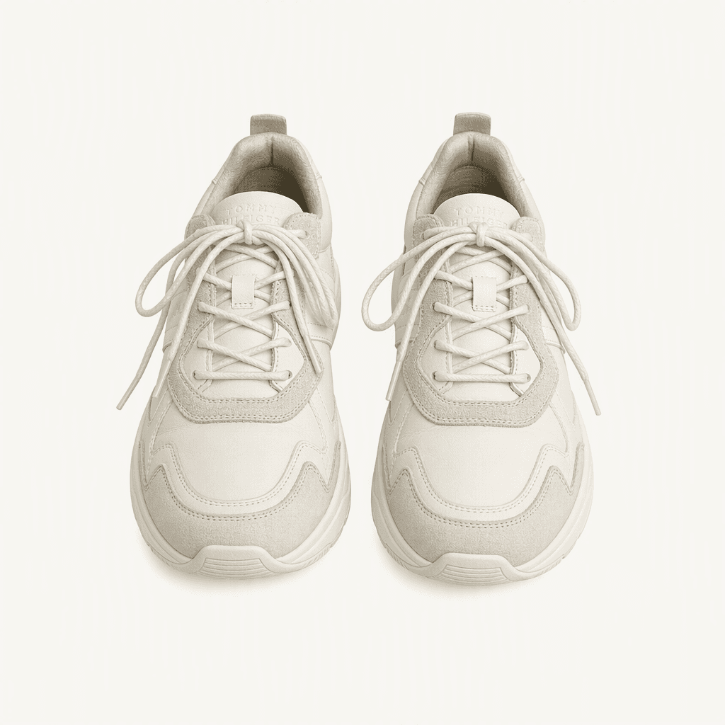 TOMMY HILFIGER premium leather shoes white 270