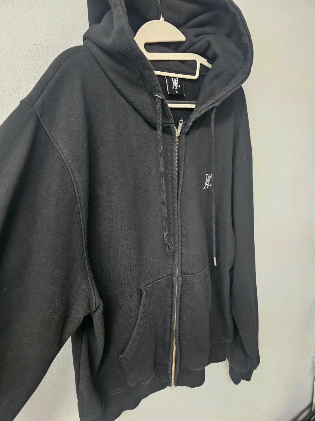 우알롱 후드집업 M 블랙 3