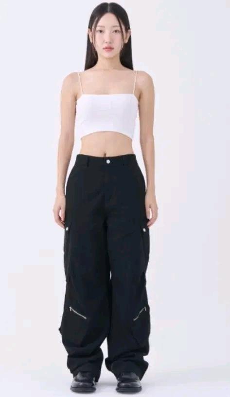 FDR 블랙 카고 팬츠 S 2