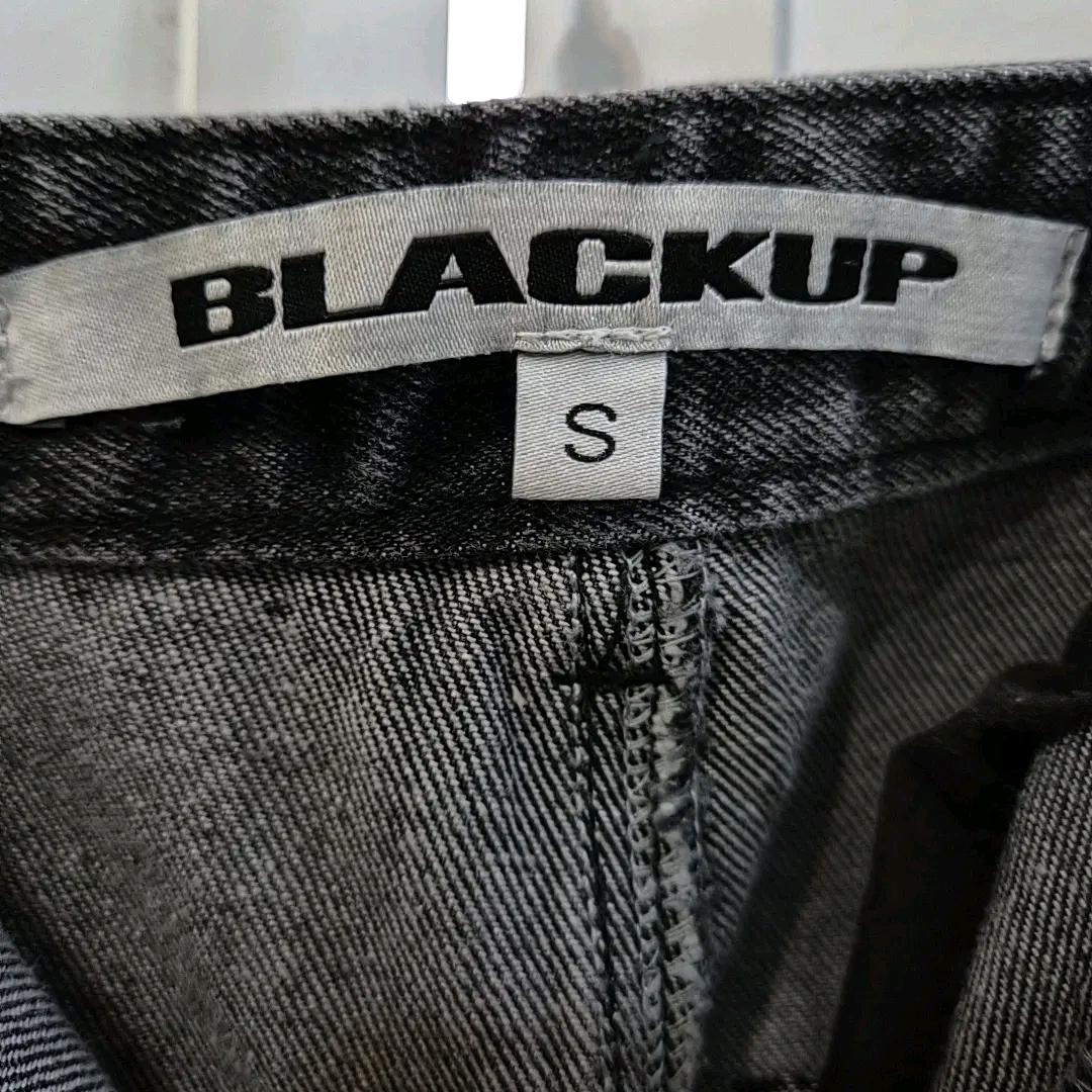 블랙업 밀리언 카고 흑청 데님 팬츠 12