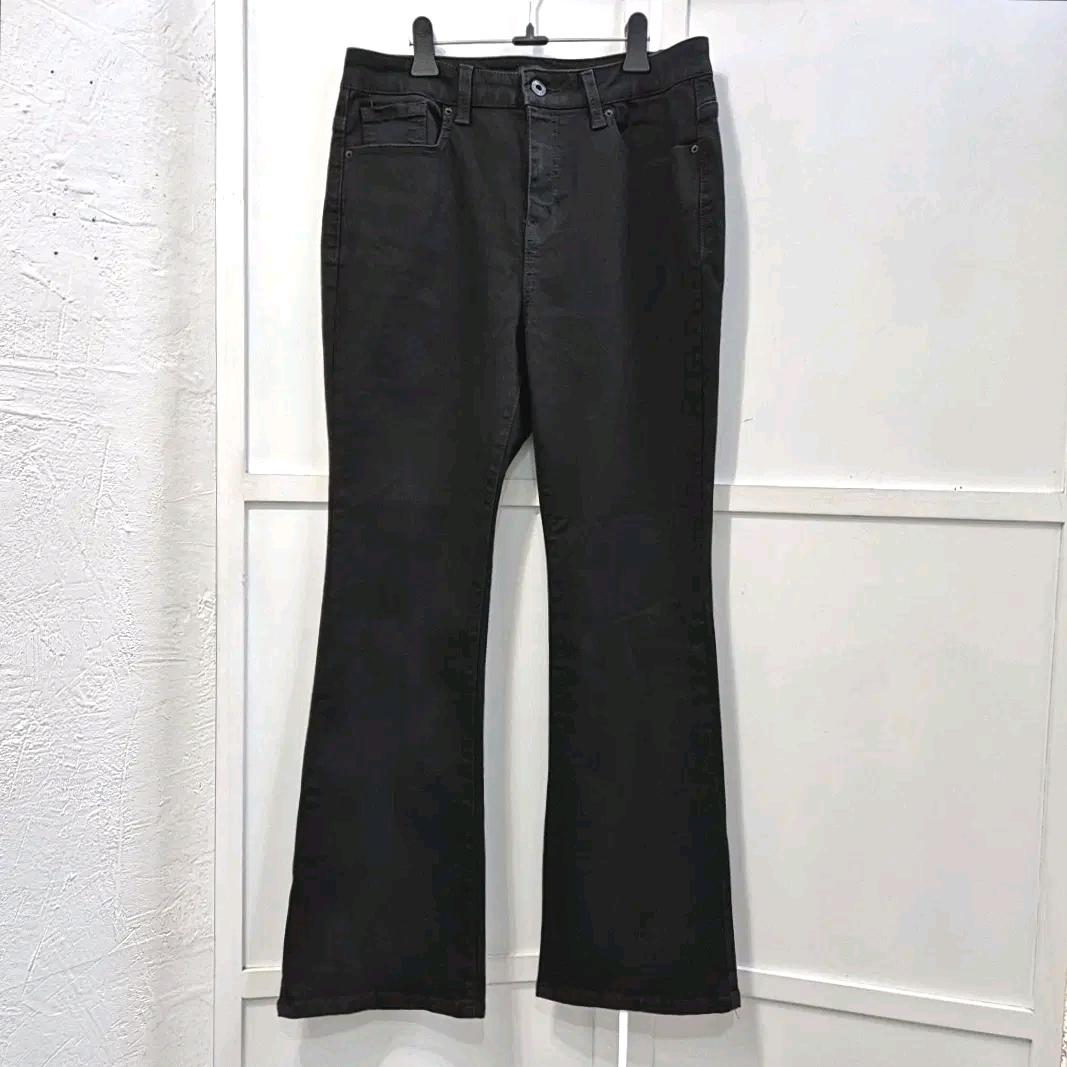 25fw 게스 부츠컷 블랙 데님 팬츠 30 2