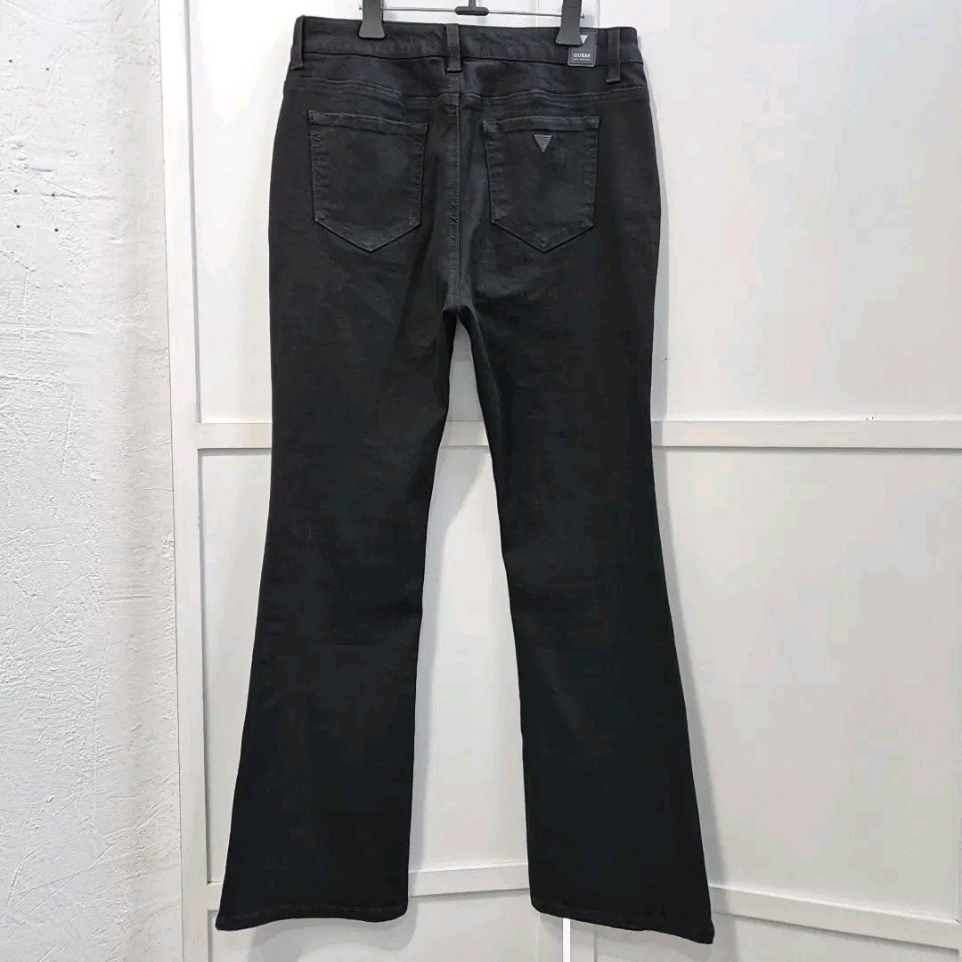 25fw 게스 부츠컷 블랙 데님 팬츠 30 6