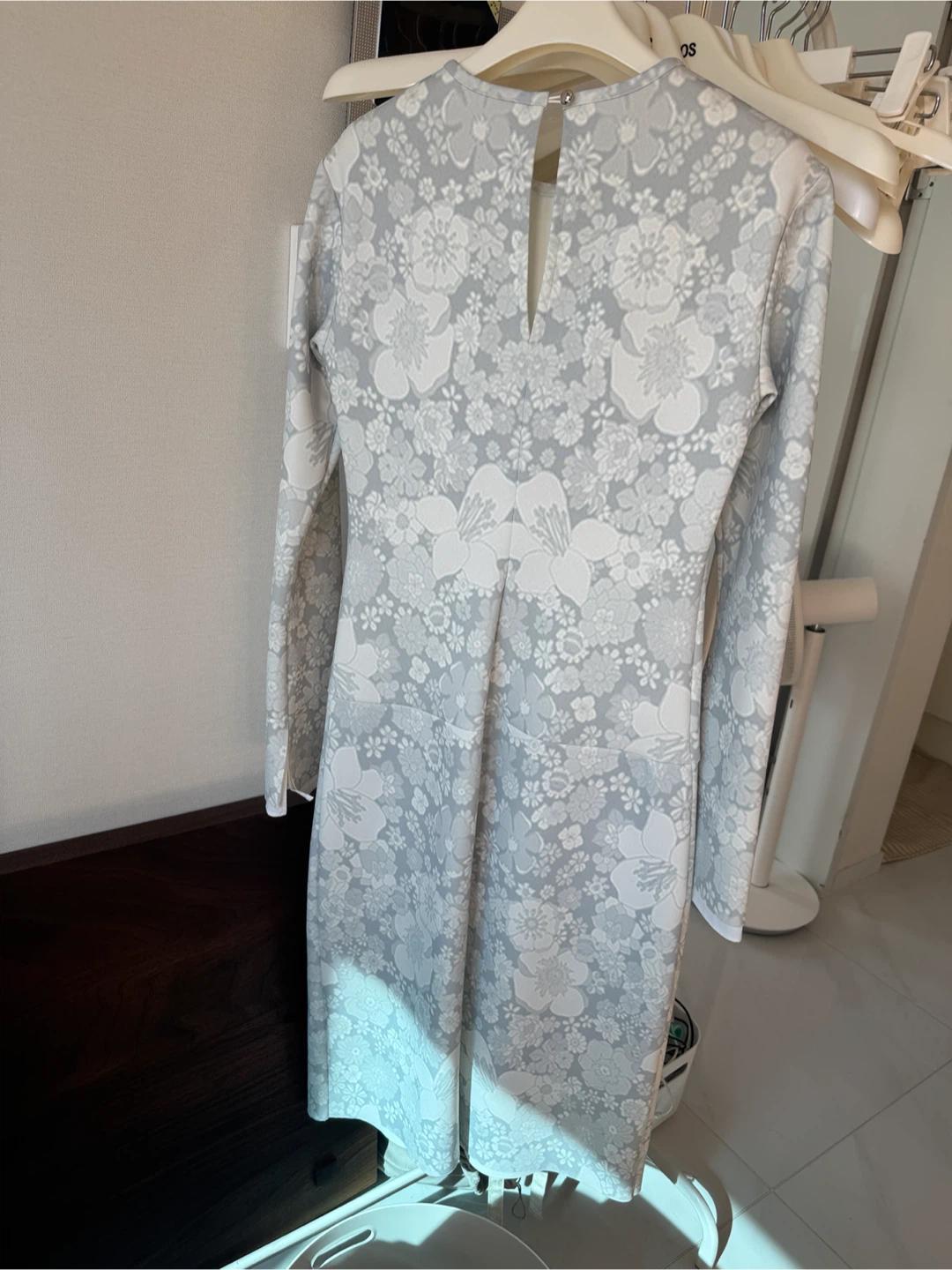 YUNSE 윤세 Yuppie Flower Dress (Grey) Size 2 5