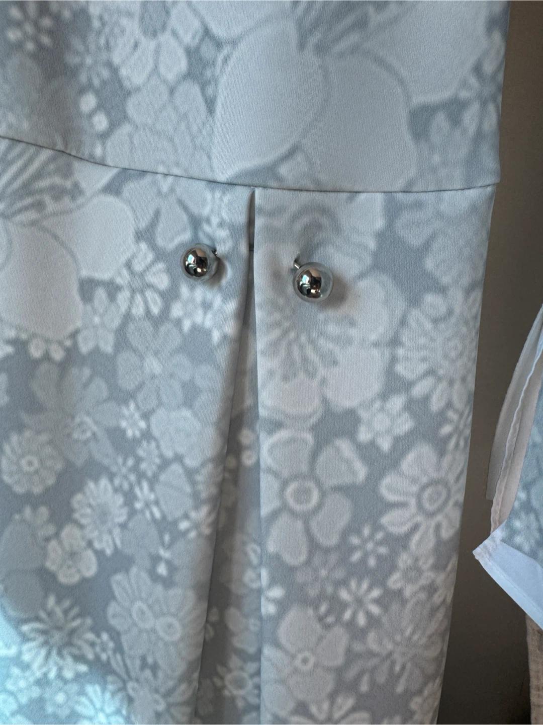 YUNSE 윤세 Yuppie Flower Dress (Grey) Size 2 6