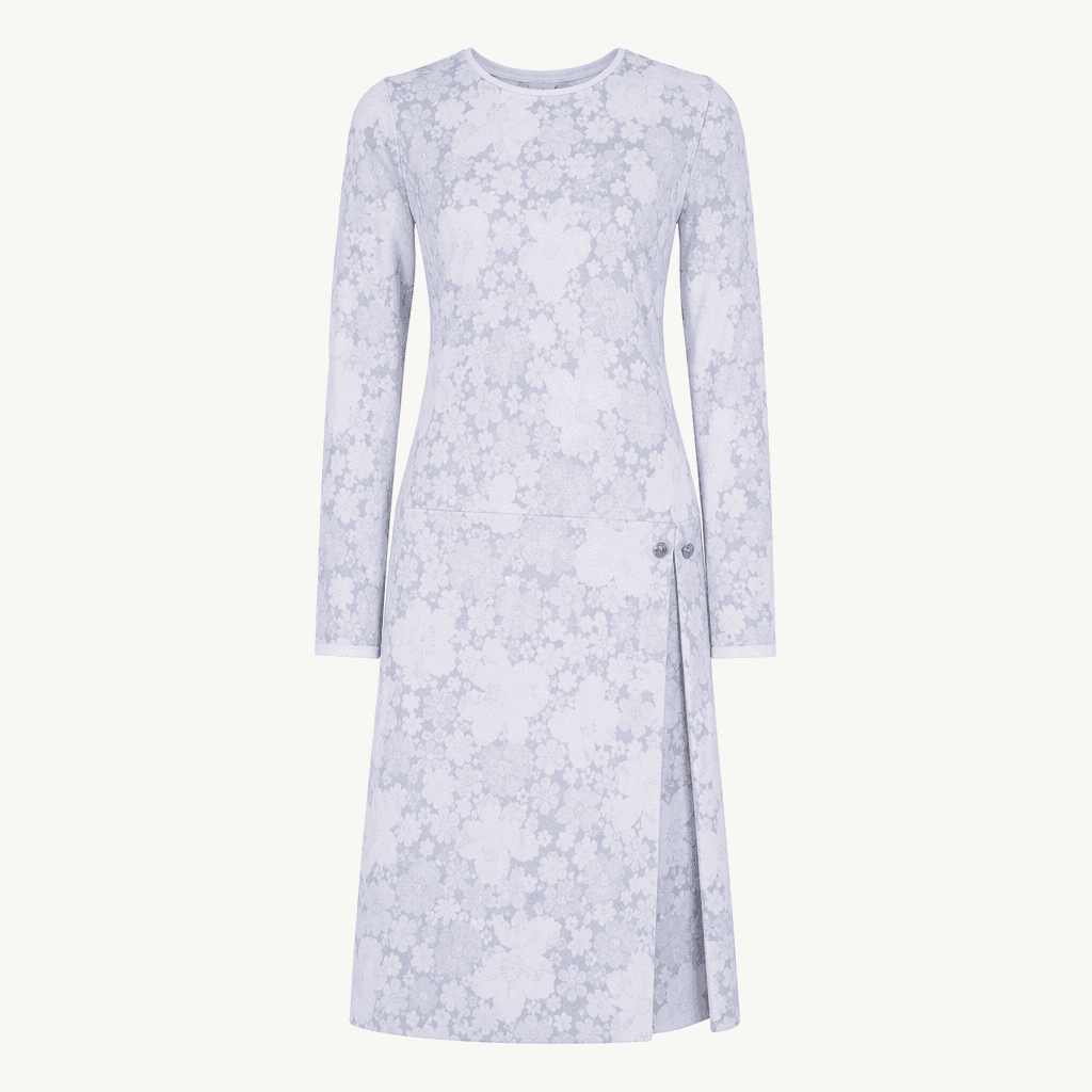 YUNSE 윤세 Yuppie Flower Dress (Grey) Size 2 착용컷