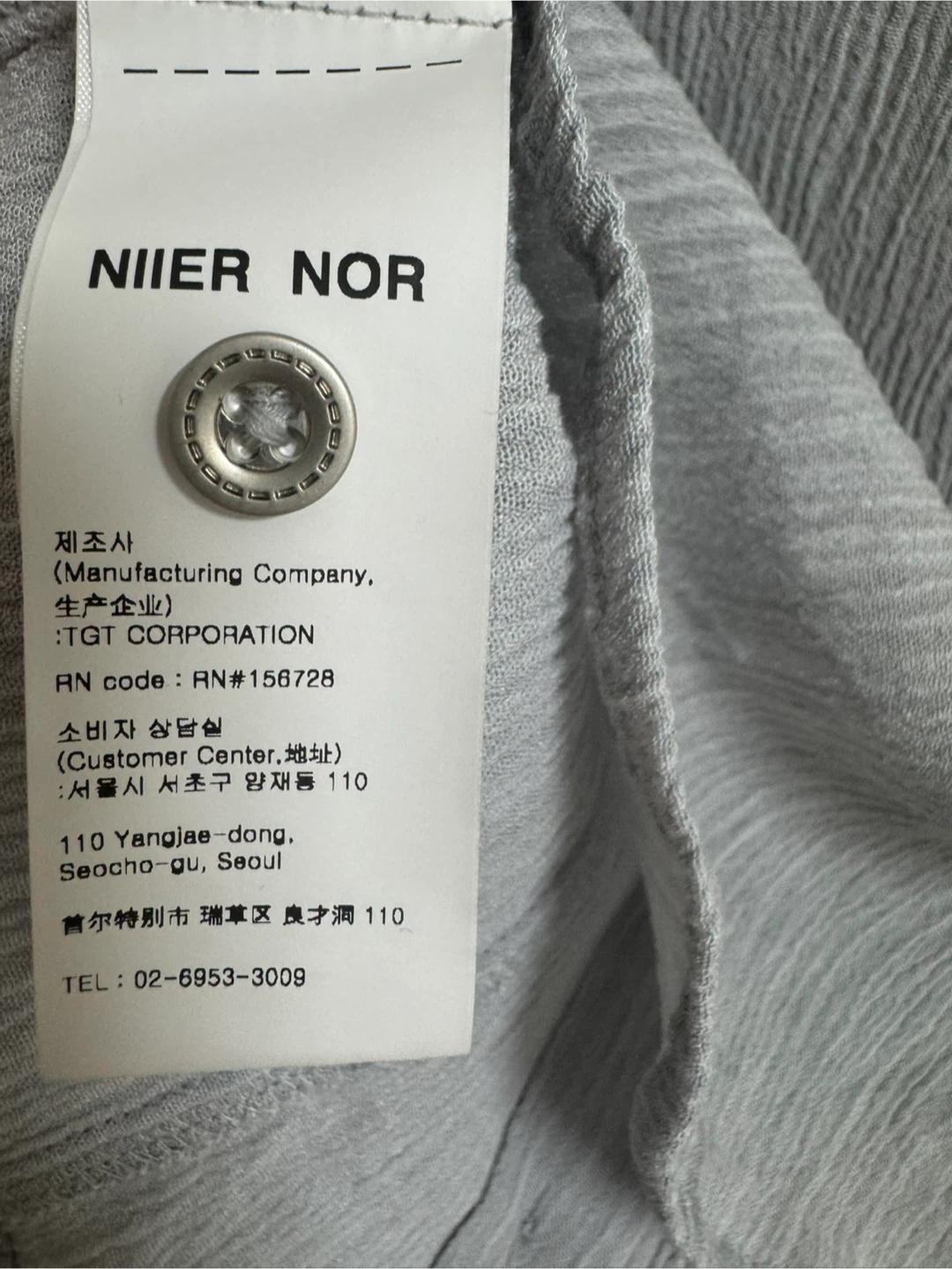 NIIER NOR 그레이 셔츠 FREE 중고 2