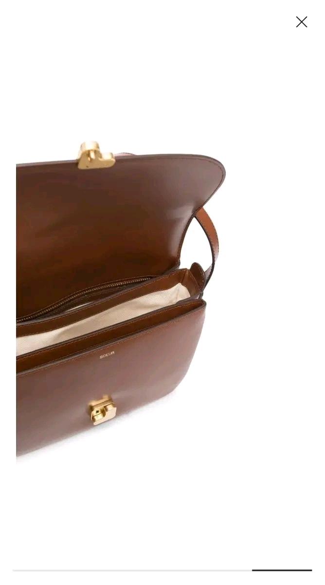 SOEUR 쉐르 벨리시마 맥시 숄더백, 크로스백 브라운_작은아씨들 김고은님 착용 5