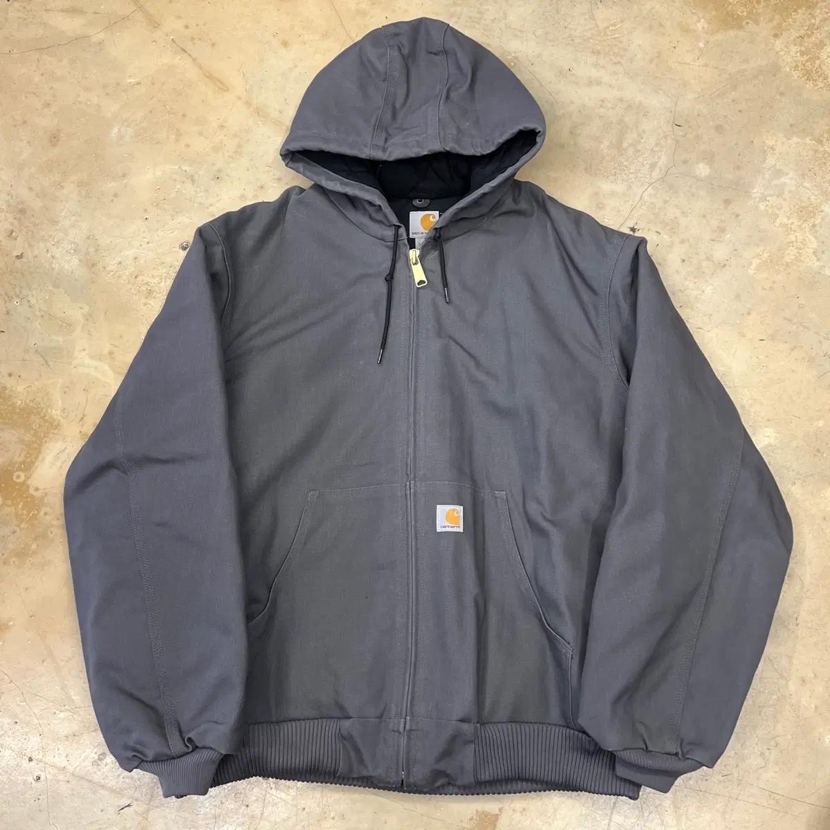 XL 칼하트 J140 엑티브 그레이 후드 자켓 3