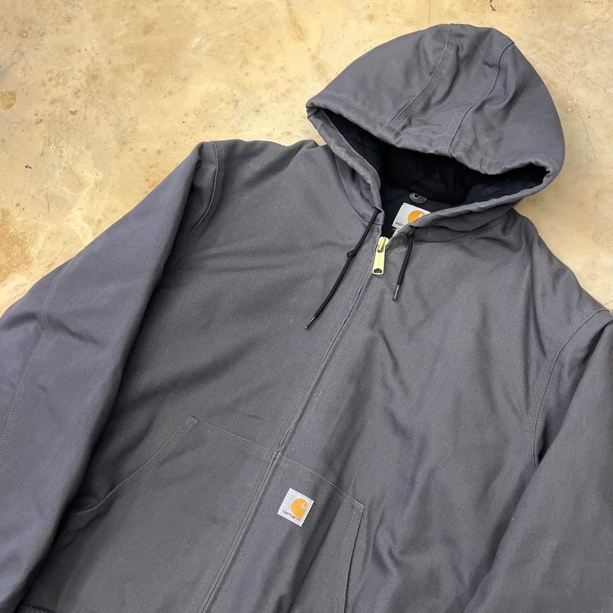 XL 칼하트 J140 엑티브 그레이 후드 자켓 2