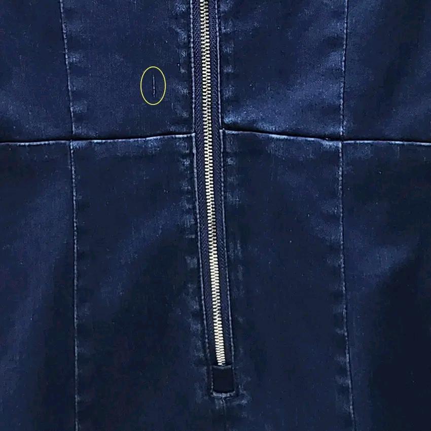 쥬시쥬디 여성 춘추 스판 데님 미니원피스 딥블루(HU47184) 8