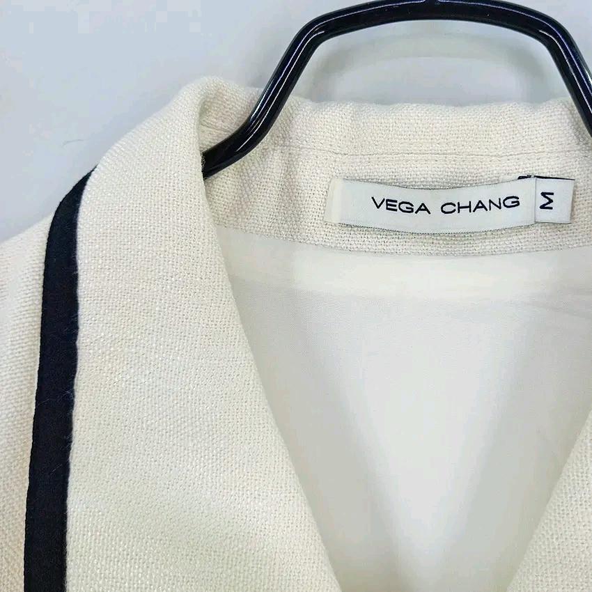 VEGA CHANG 여성 춘하 반팔미니원피스 아이보리 (HU47186) 5