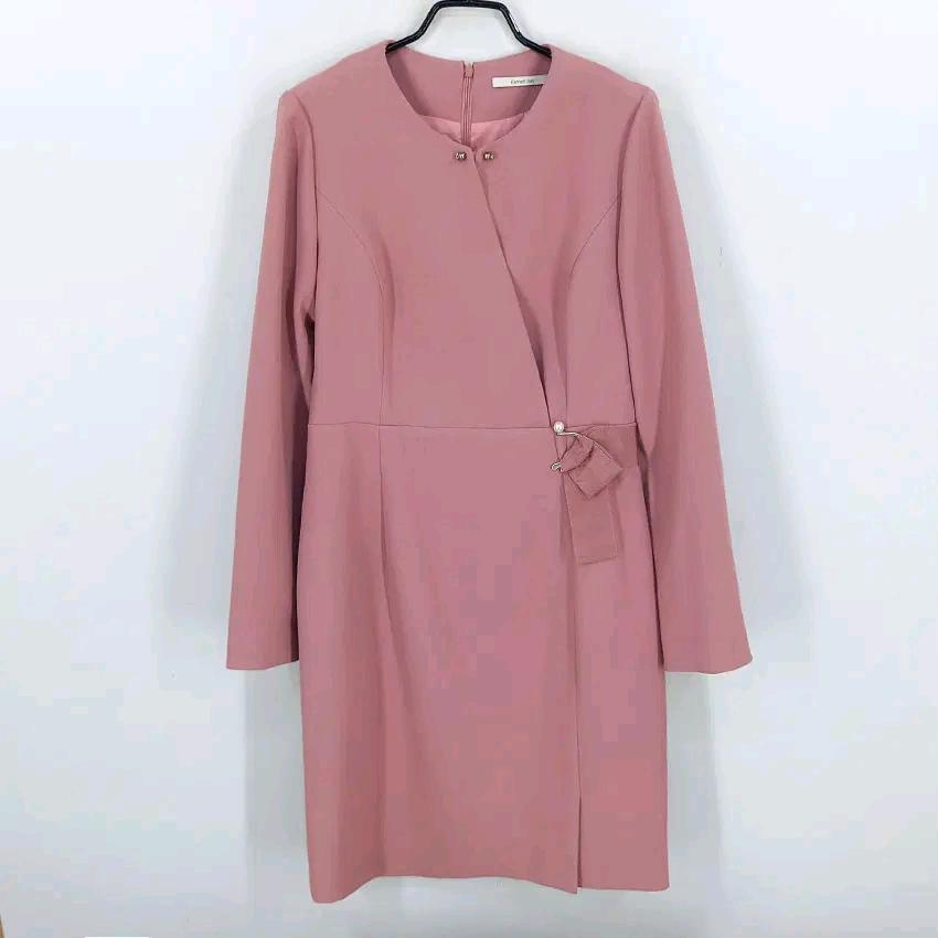 케네스레이디 춘추 진주장식 긴팔원피스 인디핑크 (HU47190) 2