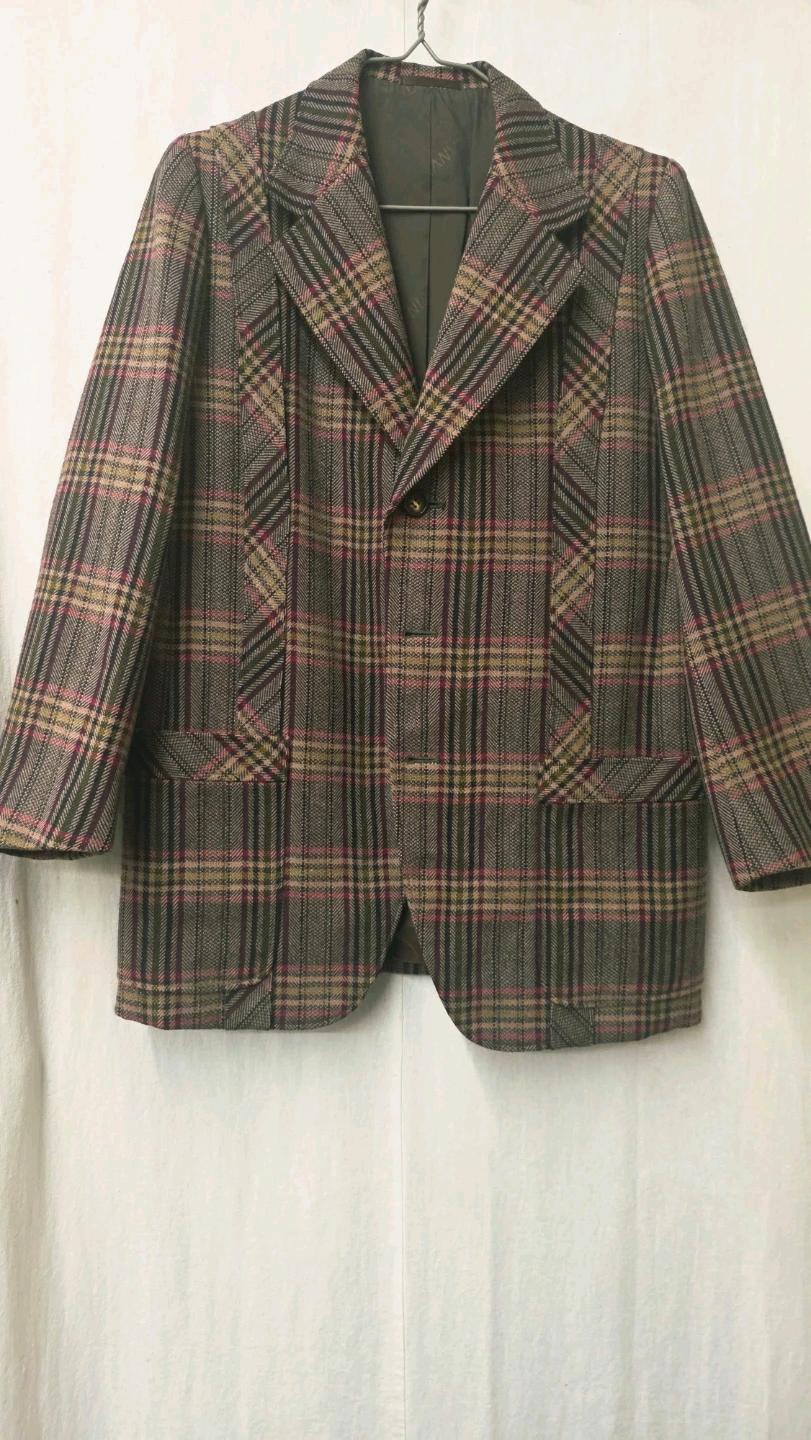 LANVIN 파리 체크 울 자켓 4