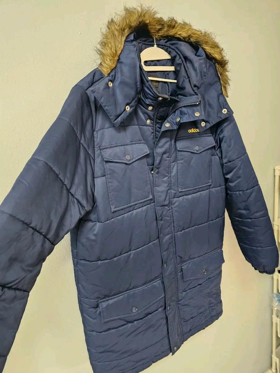 아디다스 남성 패딩 푸퍼 퍼카라 네이비 3