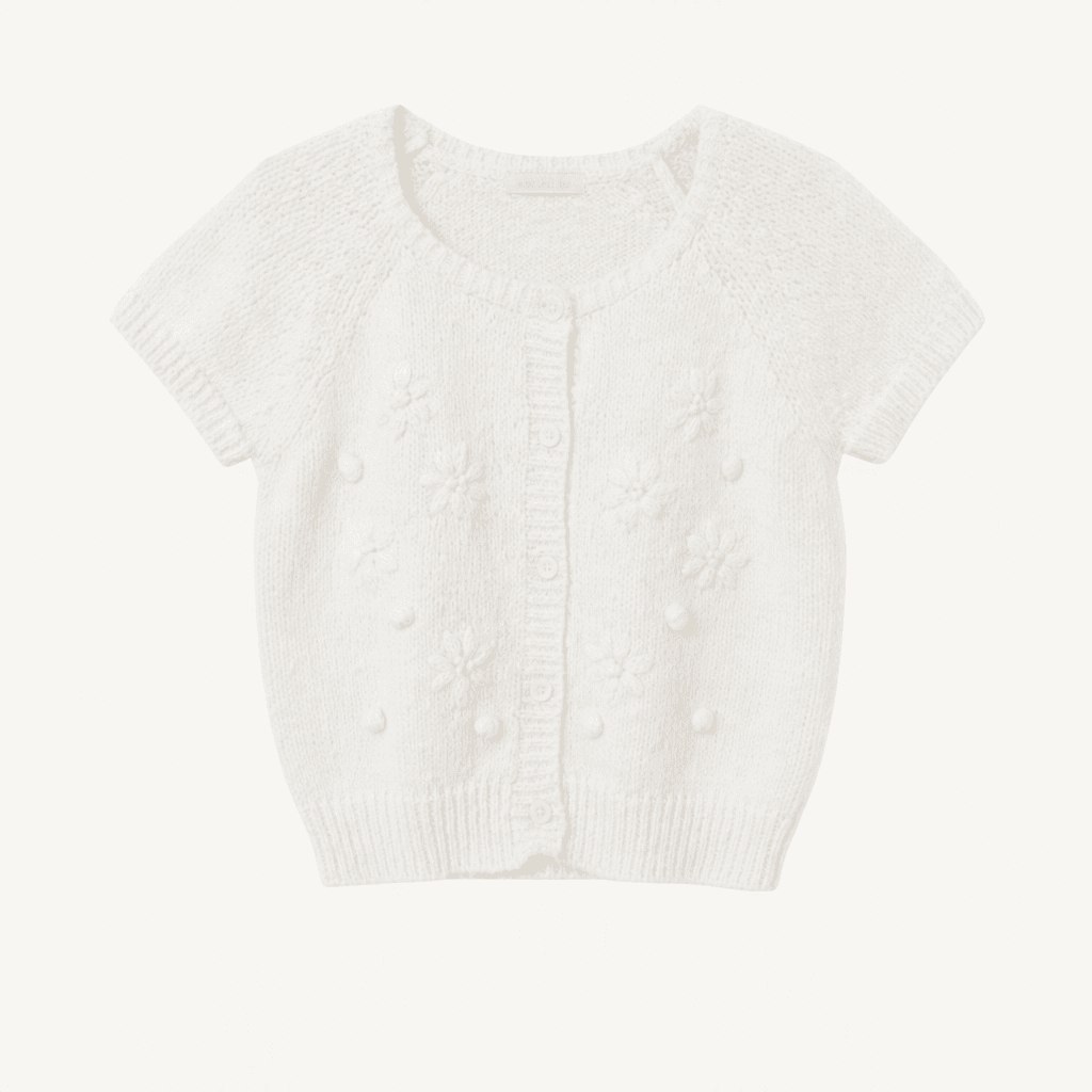 리엘 가디건 Suzan half cardigan